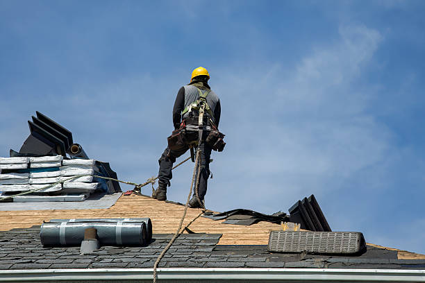 Professional Roofing technician working in Souderton, PA